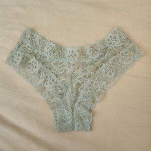 Victoria's secret gold shine cheeky lace panty